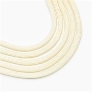 Faldskærmsline. Lys creme. 4 mm